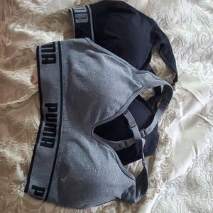 2 Puma sport bra NWOT